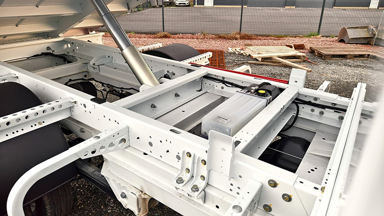 Benne Excalibur, centrale hydraulique